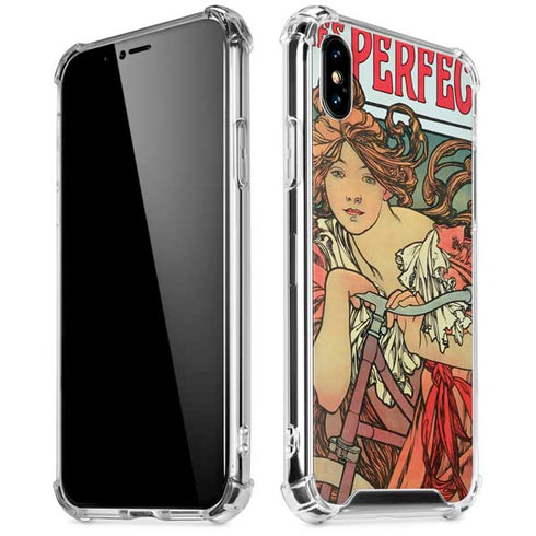 Alphonse Mucha Cycles Perfecta iPhone XS Max Clear Case